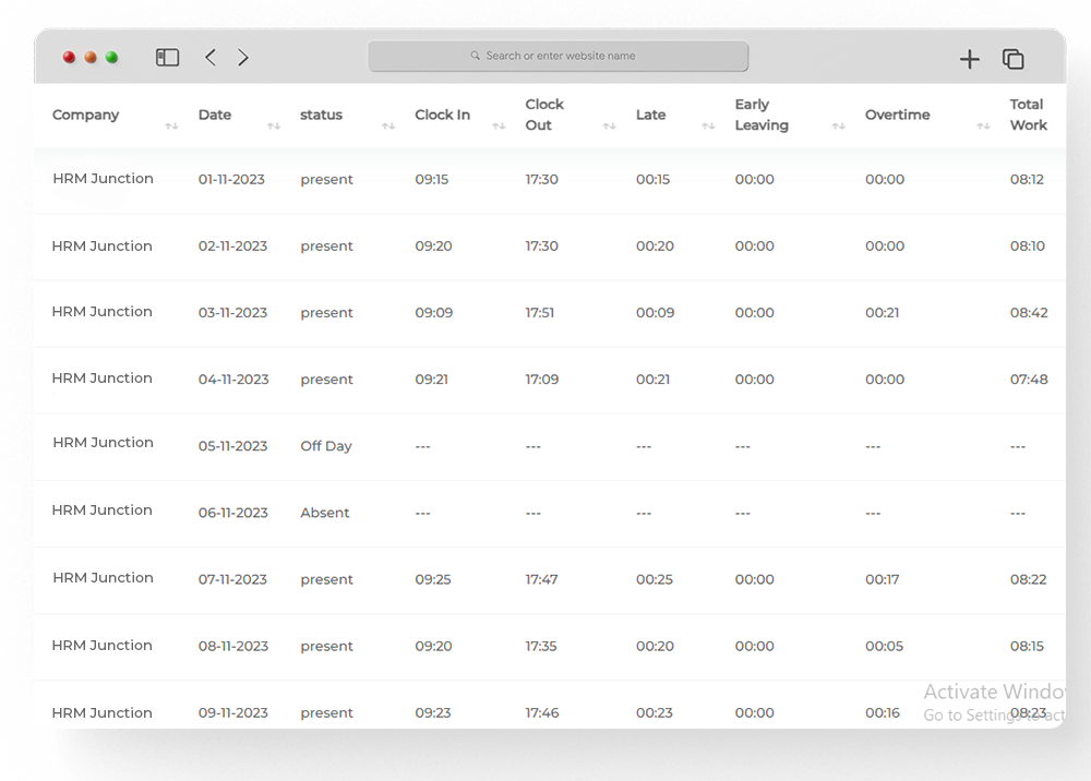 IP Based Attendance